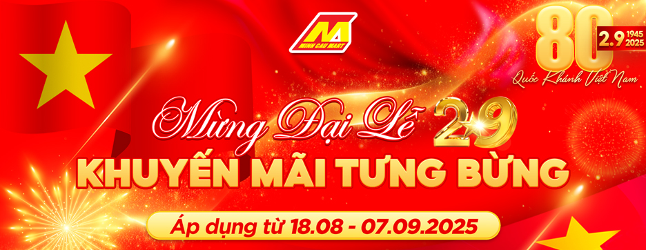 KHUYẾN MÃI TƯNG BỪNG - MỪNG ĐẠI LỄ 2/9 (80 NĂM )