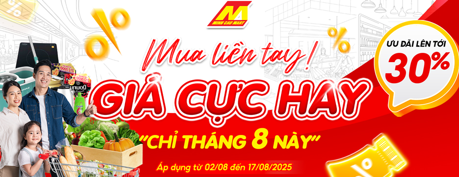 MUA LIỀN TAY - GIÁ CỰC HAY - CHỈ THÁNG 8 NÀY