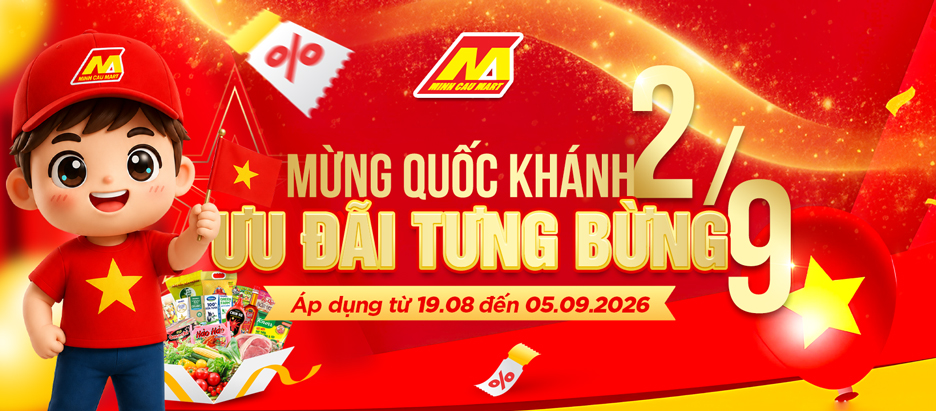 “MỪNG QUỐC KHÁNH 2/9 – ƯU ĐÃI TƯNG BỪNG”