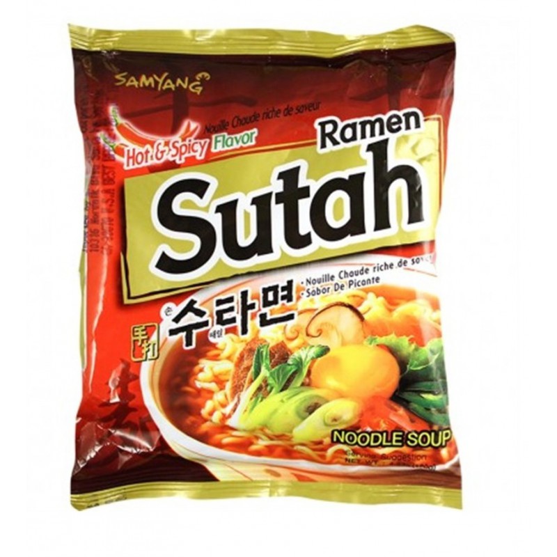 Mì tôm Samyang Sutah ramen gói 120g