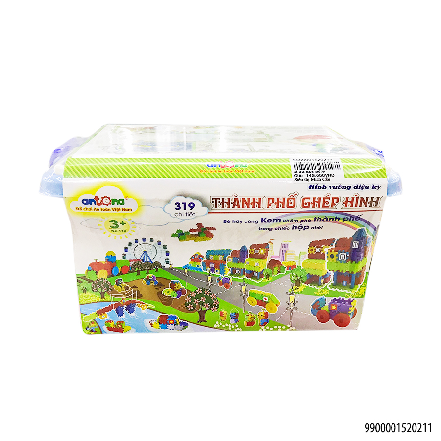 Bộ đồ chơi thành phố xếp hình