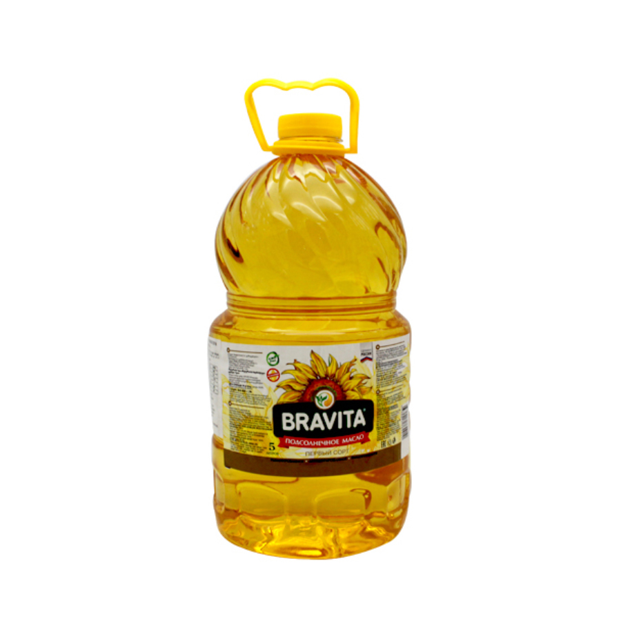 Dầu Hương Dương Bravita Nga 5 Lit