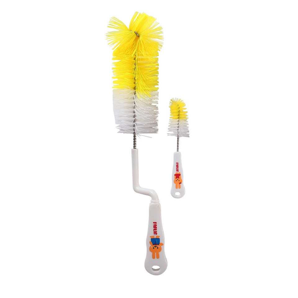Farlin bộ bàn chải cọ bình và ống hút BF-258