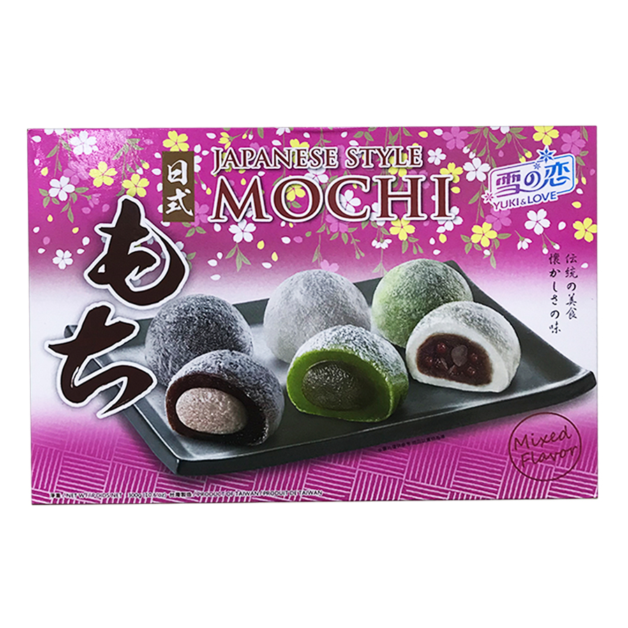 Bánh bao chỉ Mochi 300g hộp hồng