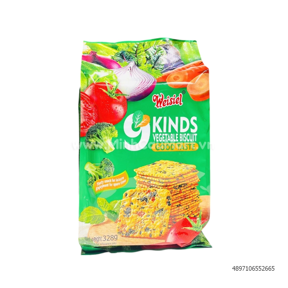 Bánh rau củ Hong Kong 328g - Minh Cầu Mart - Siêu thị trong tầm tay