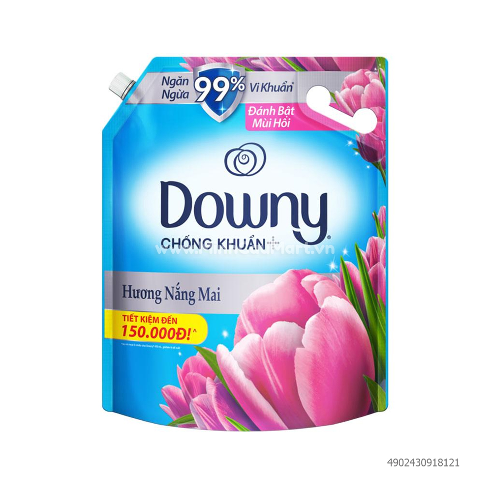 Nước Xả Vải Downy Nắng Mai Túi 3L