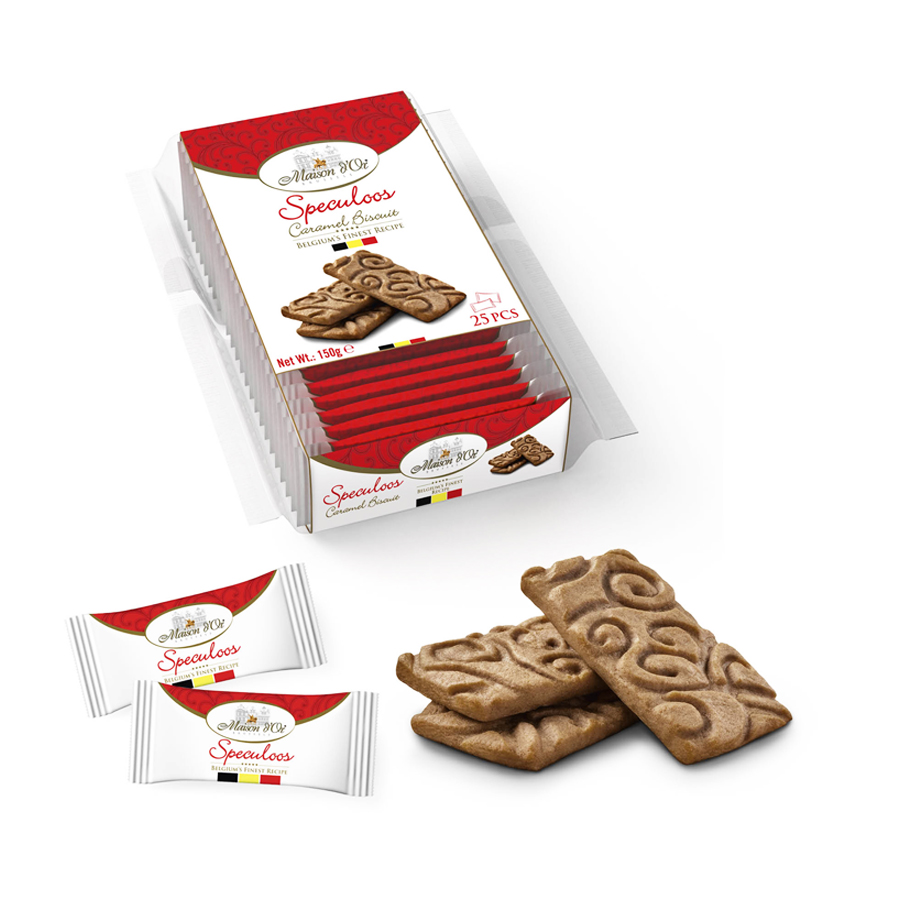 Bánh Bỉ truyền thống Speculoos đỏ 250 chiếc 150g