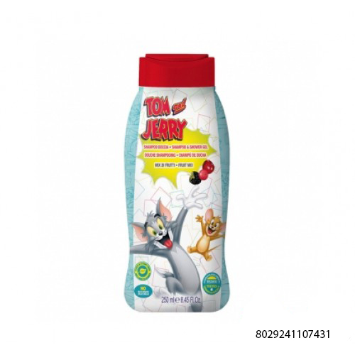 Gel Tắm Gội Trẻ Em Sodico Chiết Xuất Trà Xanh Và Bạc Hà Tom và  Jerry 250ml