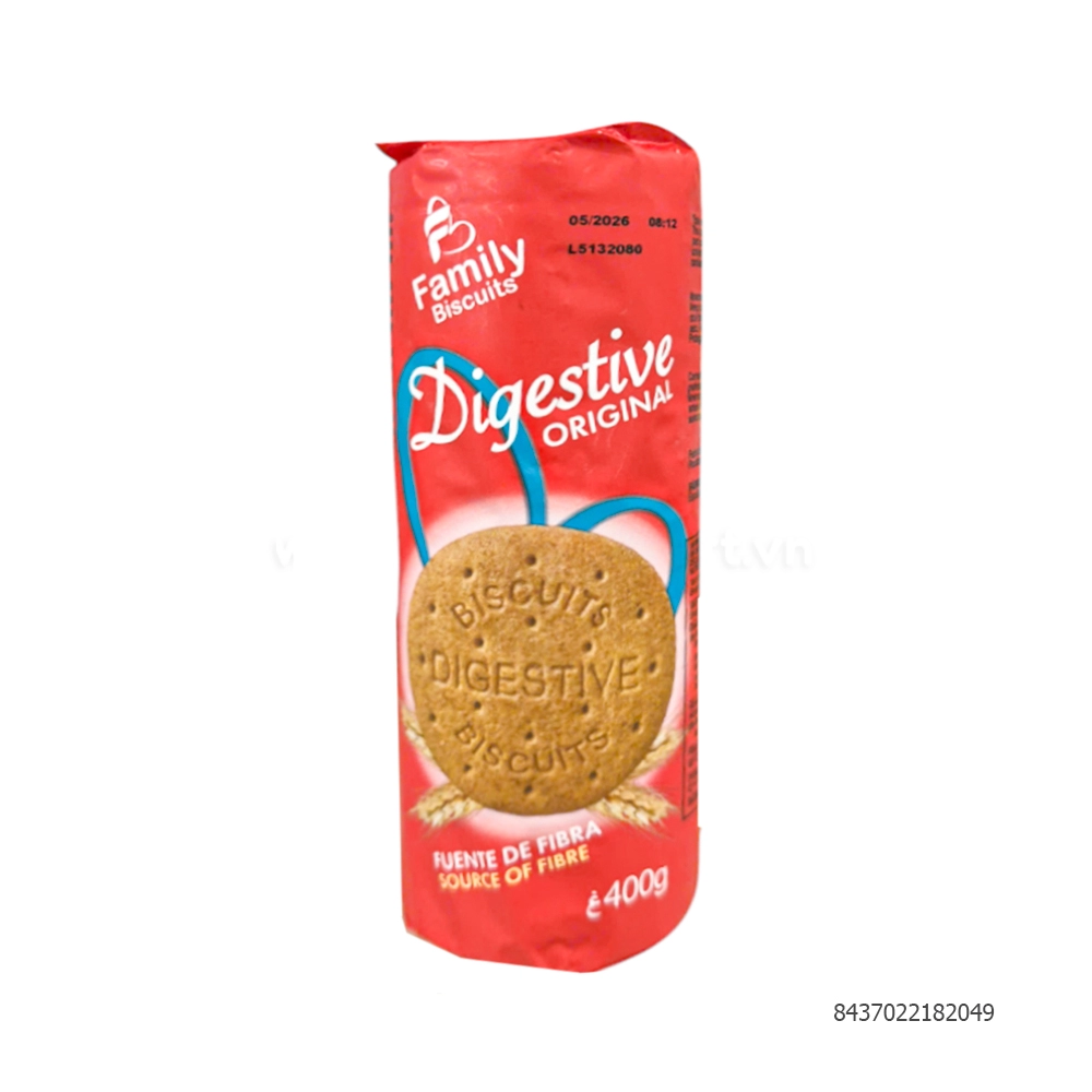 Bánh quy Digestive Original hiệu FAMILY BISUITS 400g - Mi
