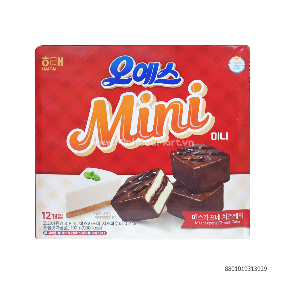 Bánh Haitai Mini HQ 192Gr Minh Cầu Mart Siêu thị trong tầm tay
