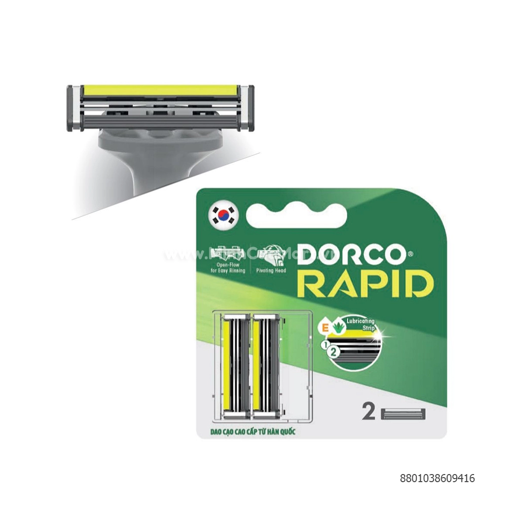 Lưỡi Dao Cạo DORCO RAPID 2C/ Vỉ - Mi