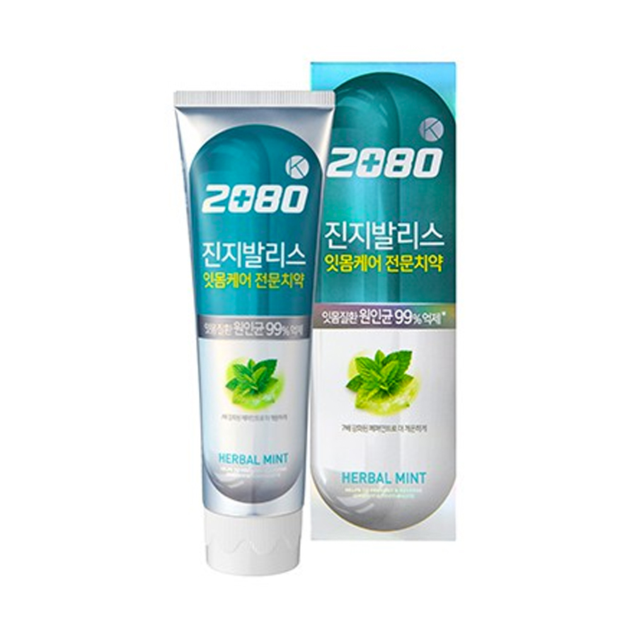 Kem Đánh Răng Cao Cấp Hàn Quốc 2080 K GINGIVALIS HERBAL MINT
