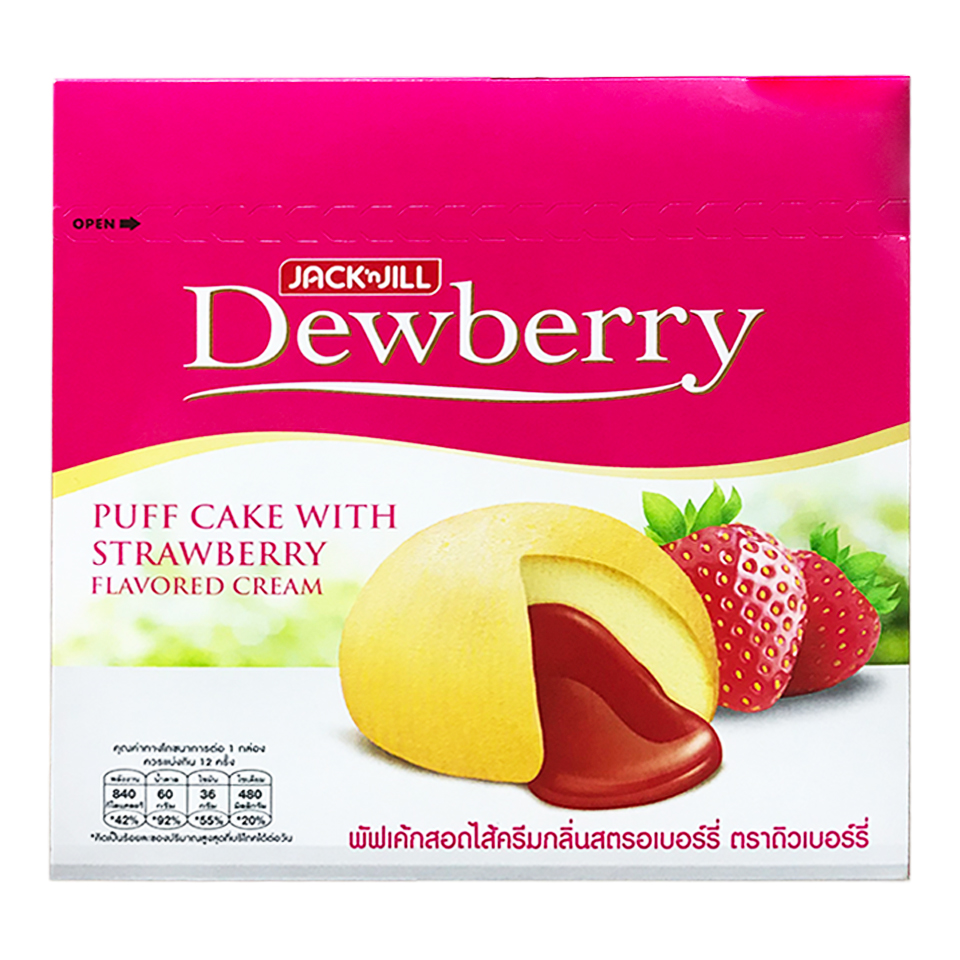 Bánh bông lan Thái Lan Jack & jill vị dâu