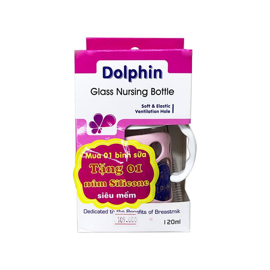Bình sữa TT Dolphin 120ml