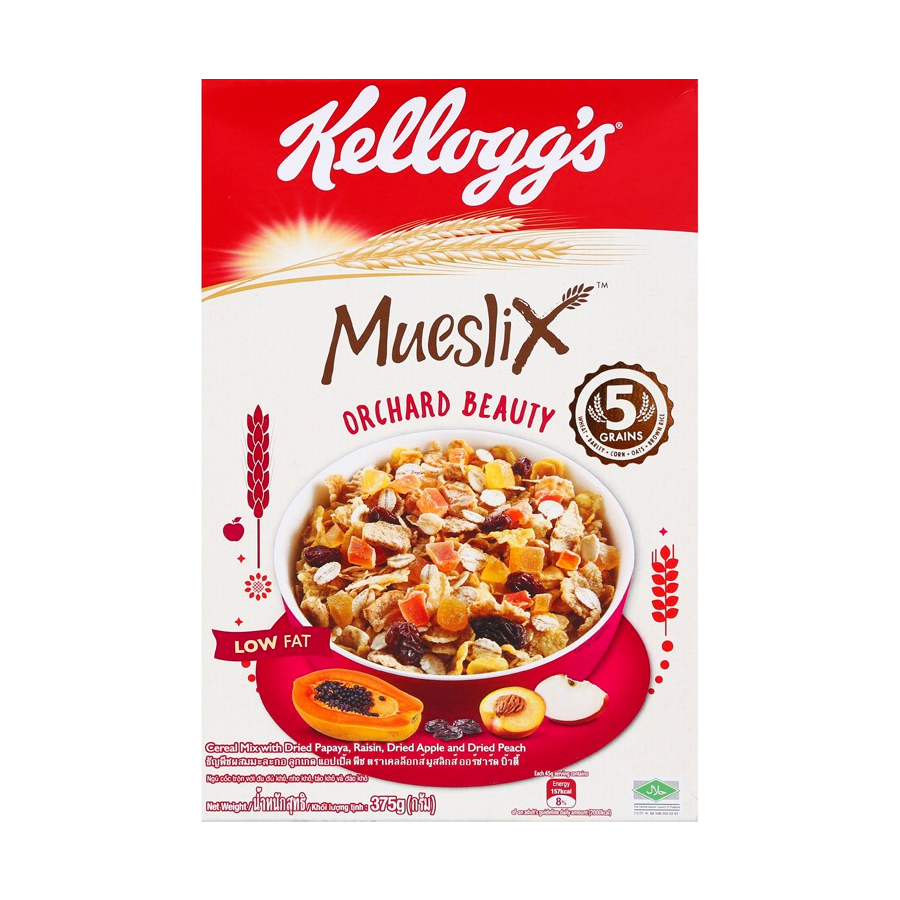 Ngũ Cốc Kelloggs Mueslix Orchard 375G