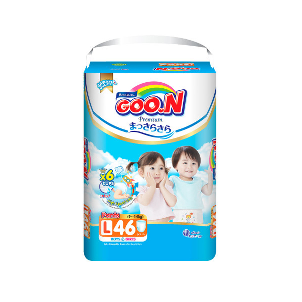 Tã quần Goon Premium size L46 miếng
