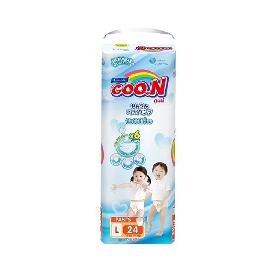 Tã dán - quần Goon Nhật Bản size L24miếng