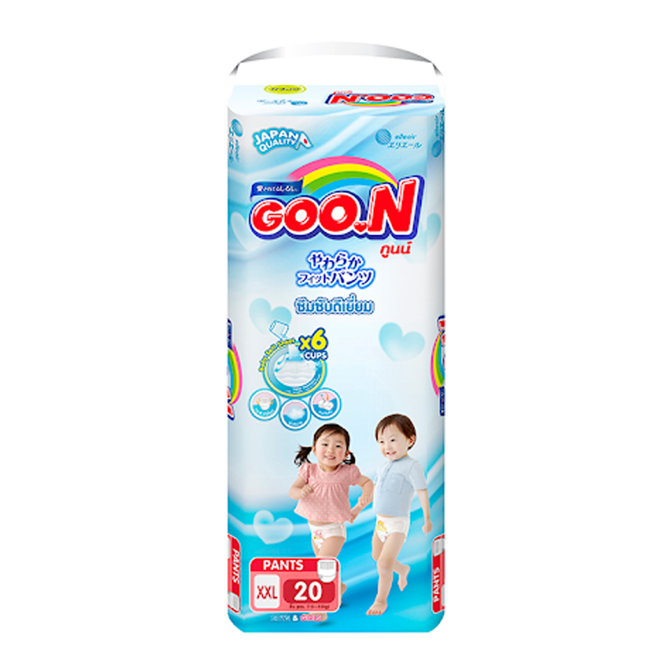 Tã quần - dán Goon Nhật Bản size XXL 20 miếng