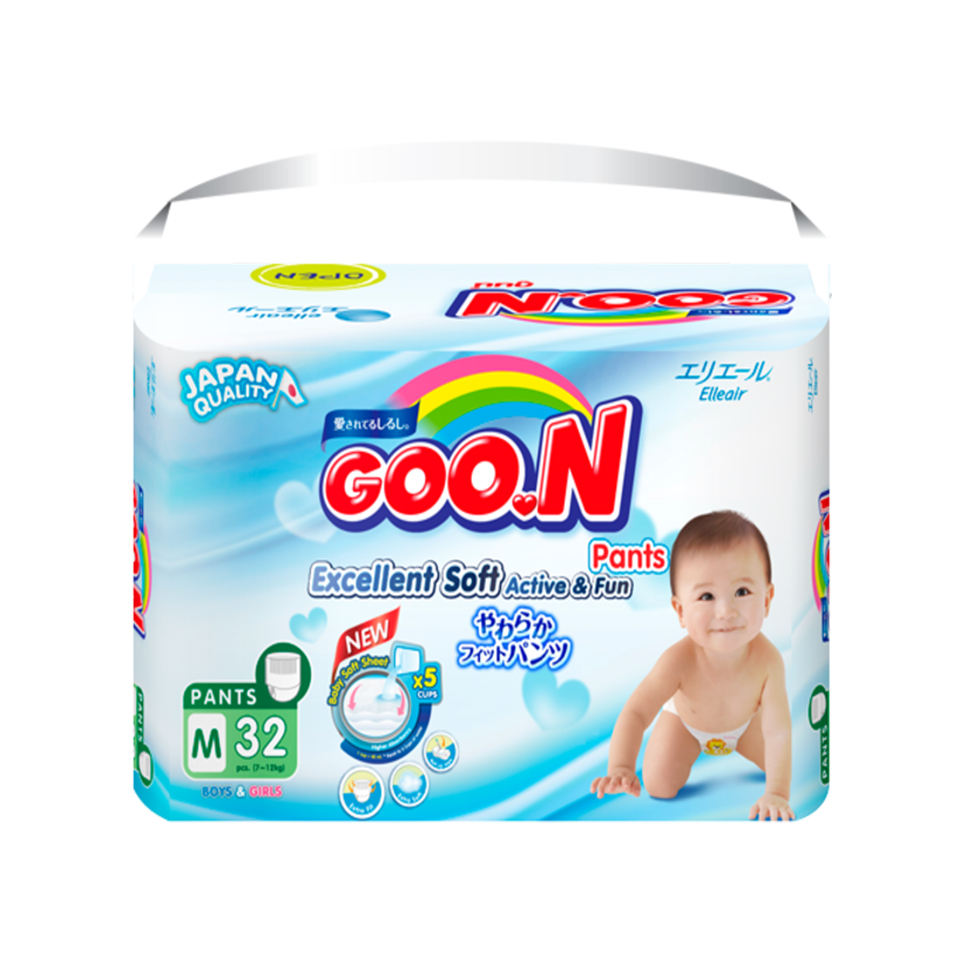 Quần Giấy Goon Renew Slim Jumbo M32 7-12 Kg