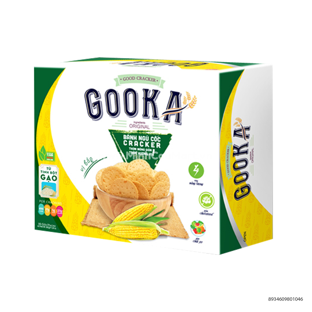 Bánh Ngũ Cốc Cracker Vị Bắp