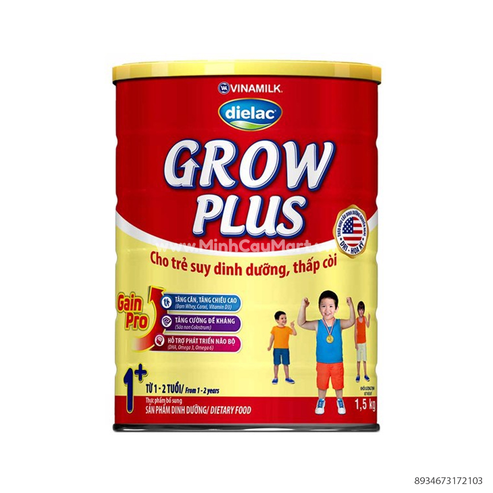 Sữa Bột Dielac Grow Plus 1 1500gr Cho Trẻ Từ 1 2 Tuổi