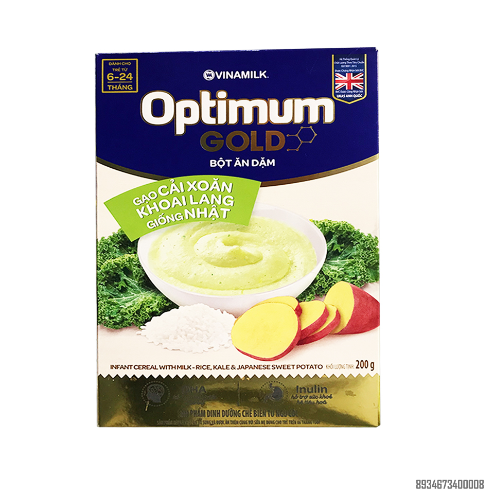 Bột ăn dặm Vinamilk optimum golg các vị HG 200G