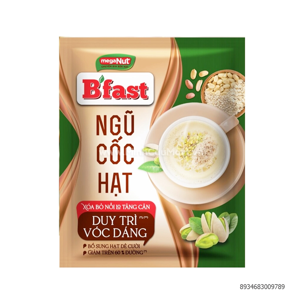 Ngũ Cốc Hạt B'fast 14 Gói * 22G - Minh Cầu Mart - Siêu Thị Trong Tầm Tay