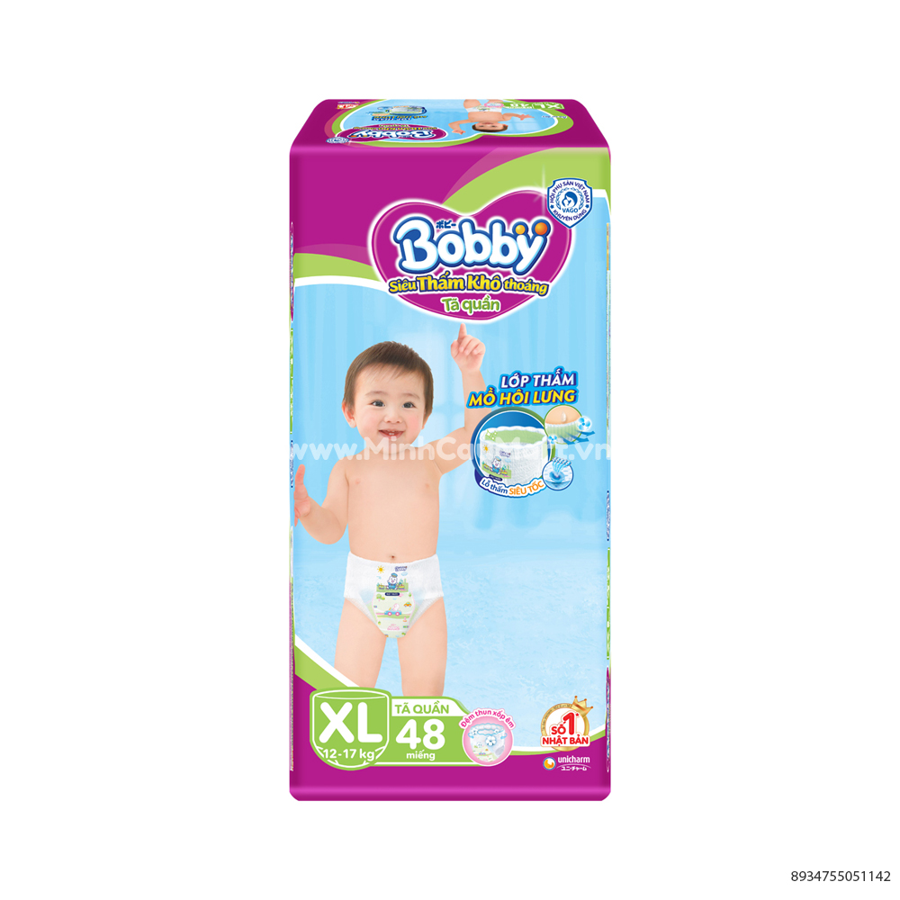 Tã Quần Bobby XL48 Miếng