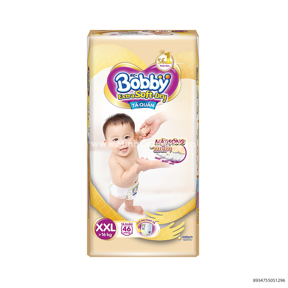Tã Quần Bobby XXL46 Cho Bé Dưới 16 Tuổi
