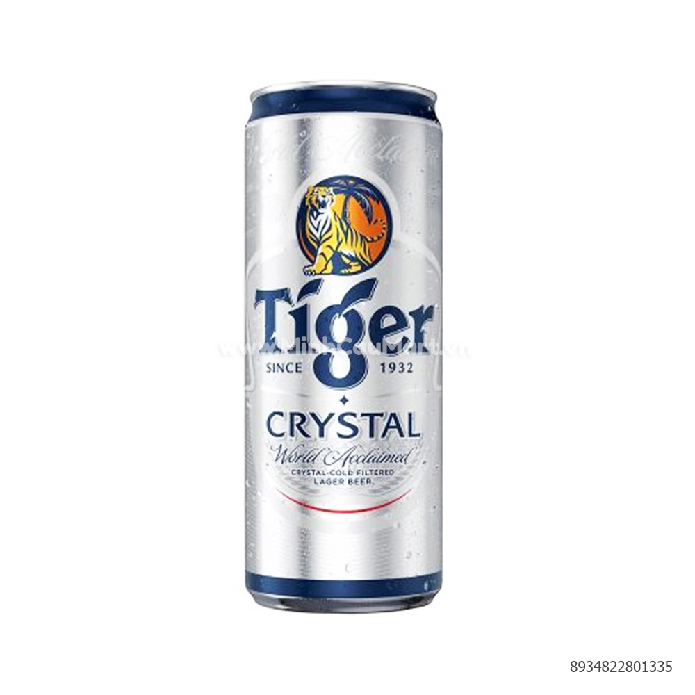 Bia Tiger Bạc Crystal 330ml Minh Cầu Mart Siêu thị trong tầm tay