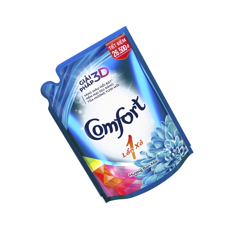 Nước Xả Vải Comfort Đậm đặc Một lần Xả Hương Ban Mai 800ml