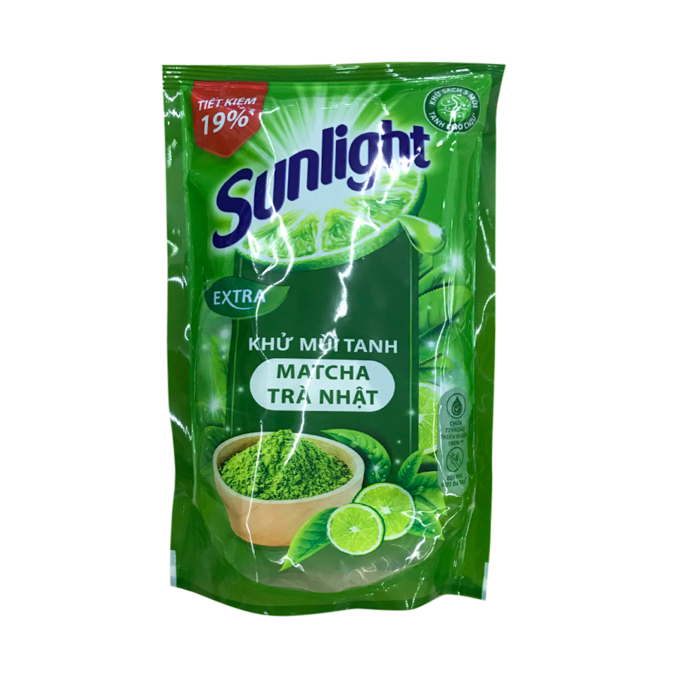 Sunlight Nước Rửa Chén Mát Cha Trà Nhật 750g