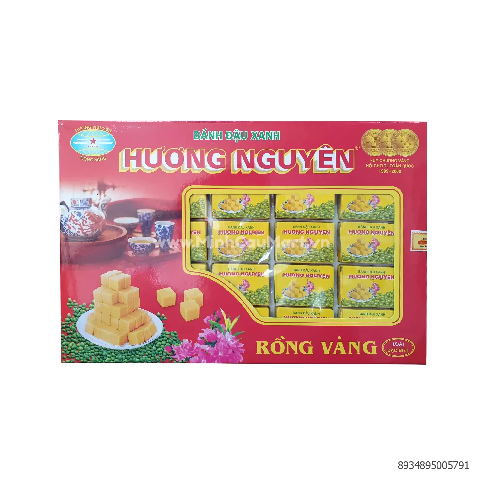 Bánh Đậu Xanh Hương Nguyên 300g - Minh Cầu Mart - Siêu thị trong