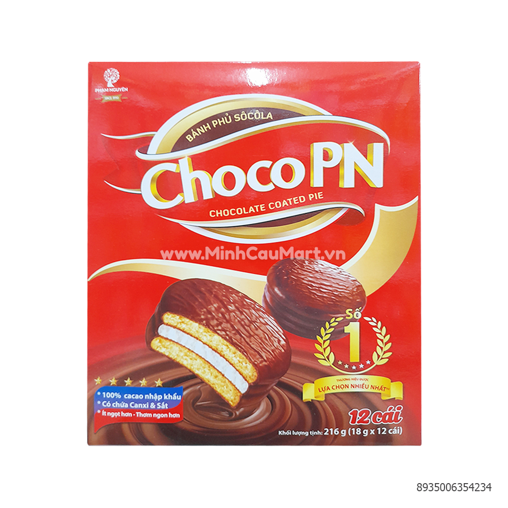 Bánh ChocoP&N Phạm Nguyên 216Gr