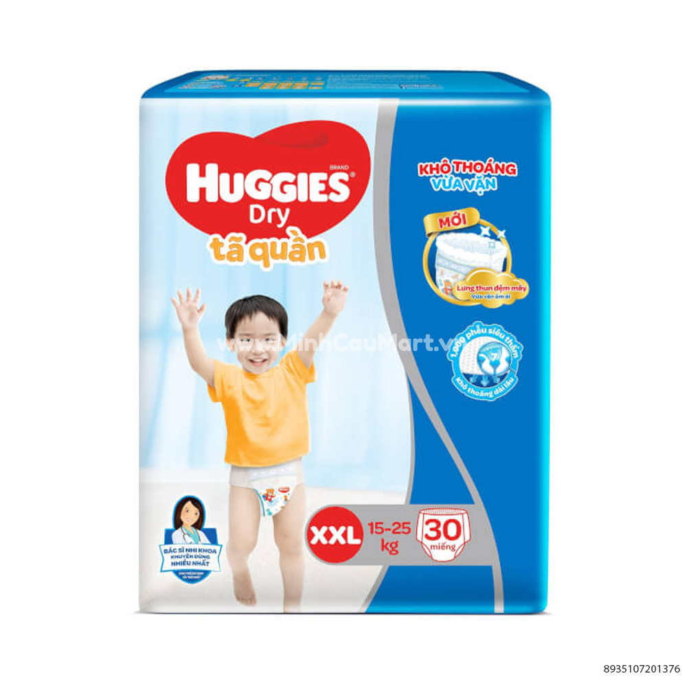 Tã Quần Huggies XXL30 Cho Bé Từ 15 - 25kg