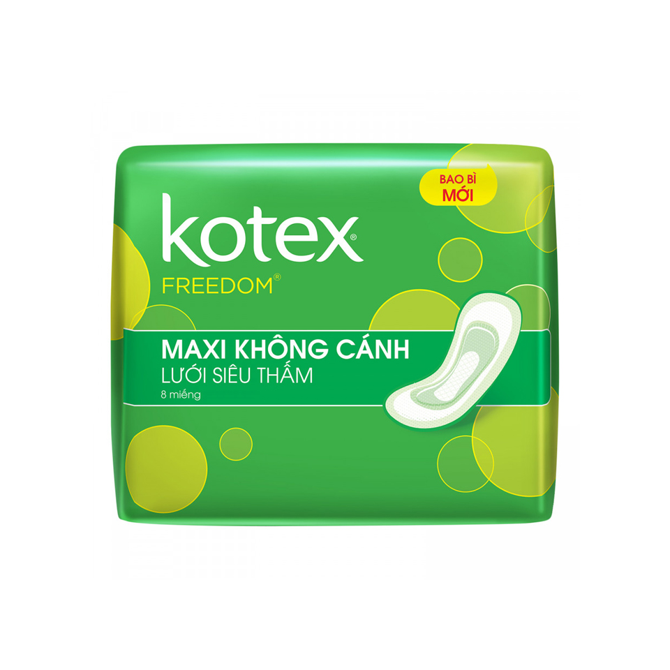 hình ảnh sản phẩm Băng vệ sinh Kotex Freedom không cánh 8M