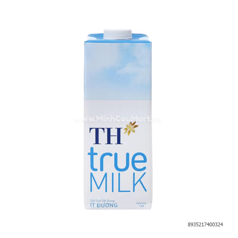 Sữa Tươi TH True Milk Ít Đường 1L - Minh Cầu Mart - Siêu thị trong tầm tay