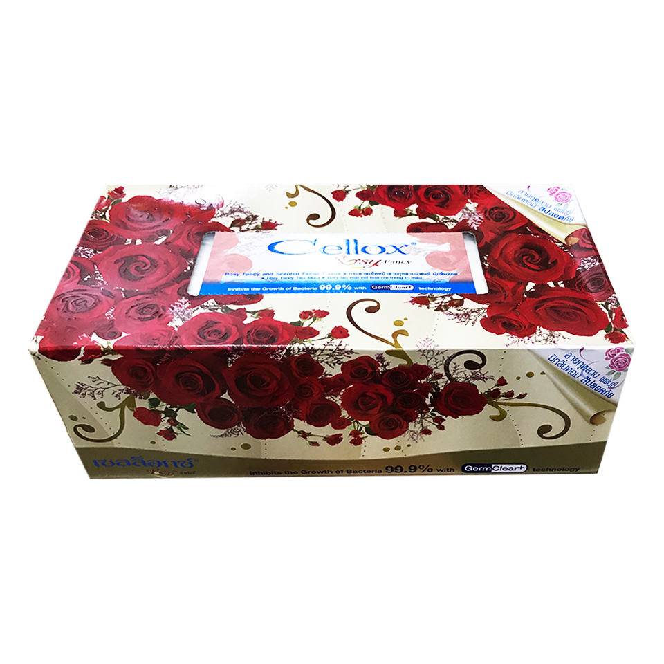 giấy ăn cao cấp Cellox hộp hoa hồng đỏ 150 tờ - Minh Cầu Mart ...