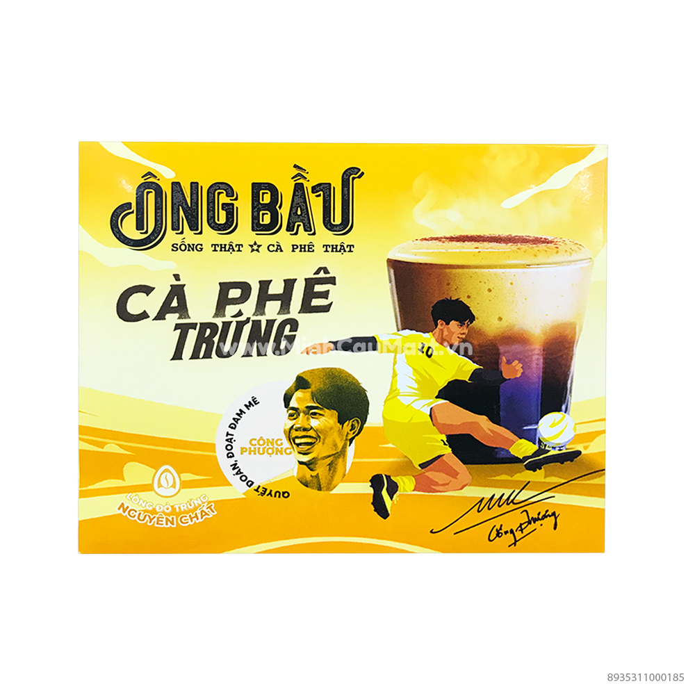Cà Phê Trứng Ông Bầu Nguyên Chất Công Phượng 240g