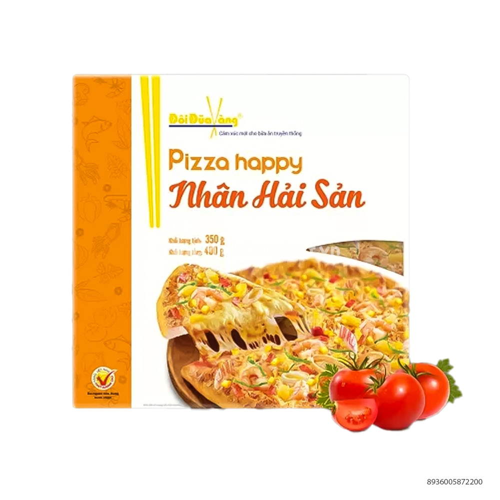 Bánh Pizza Nhân Hải Sản Đôi Đũa Vàng 350GR - Minh Cầu Mart - Siêu thị ...