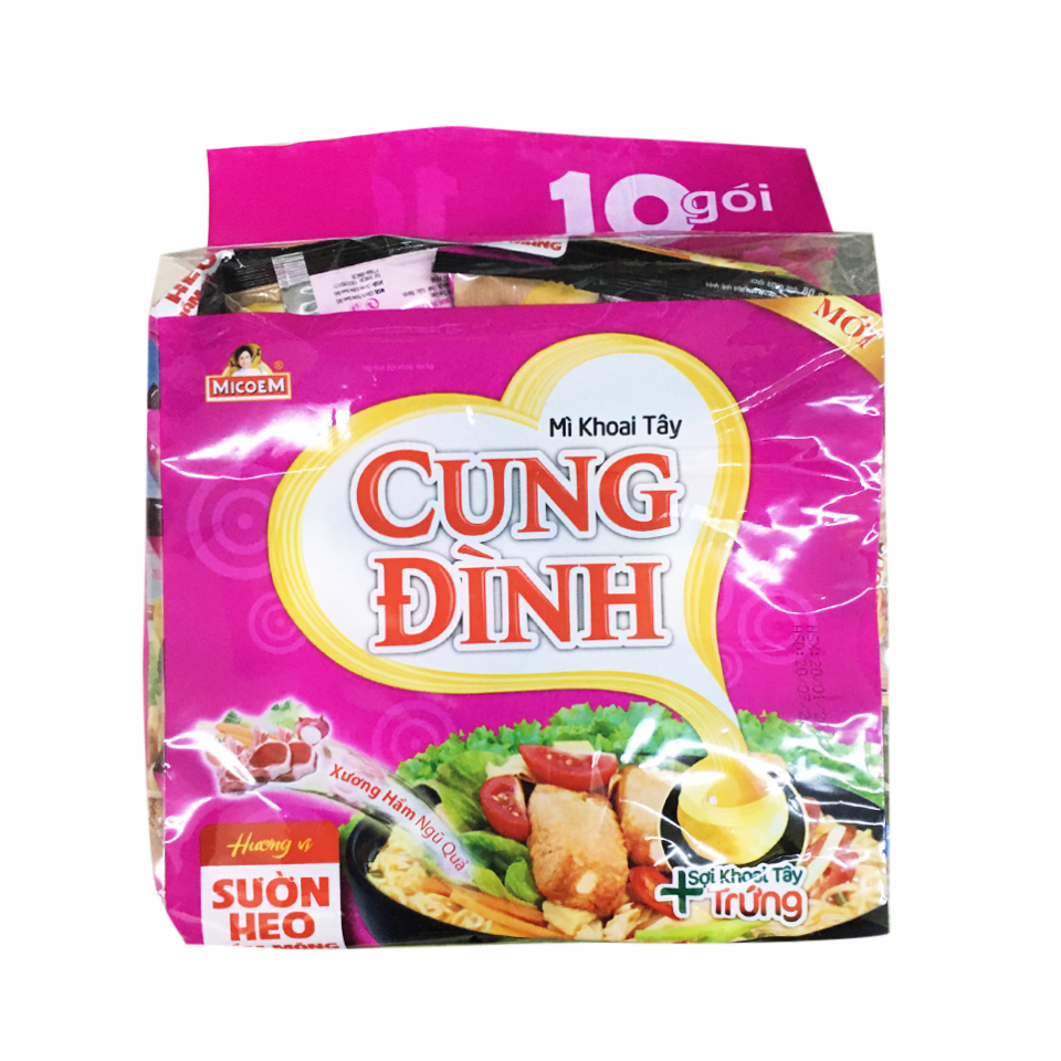 Mì tôm cung đình sợi khoai tây 10gói/túi