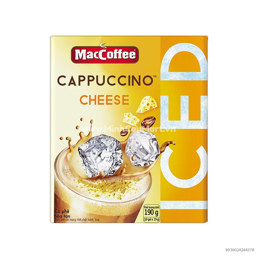 Cà Phê Cappuchino MacCoffe Cheese Hộp 190g