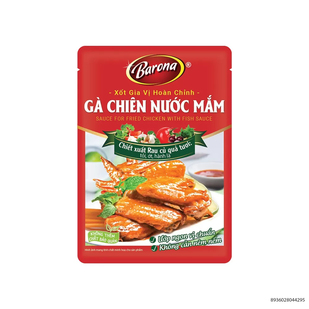 Xốt Gia Vị Gà Chiên Nước Mắm Barona 80Gr - Minh Cầu Mart - Siêu thị ...