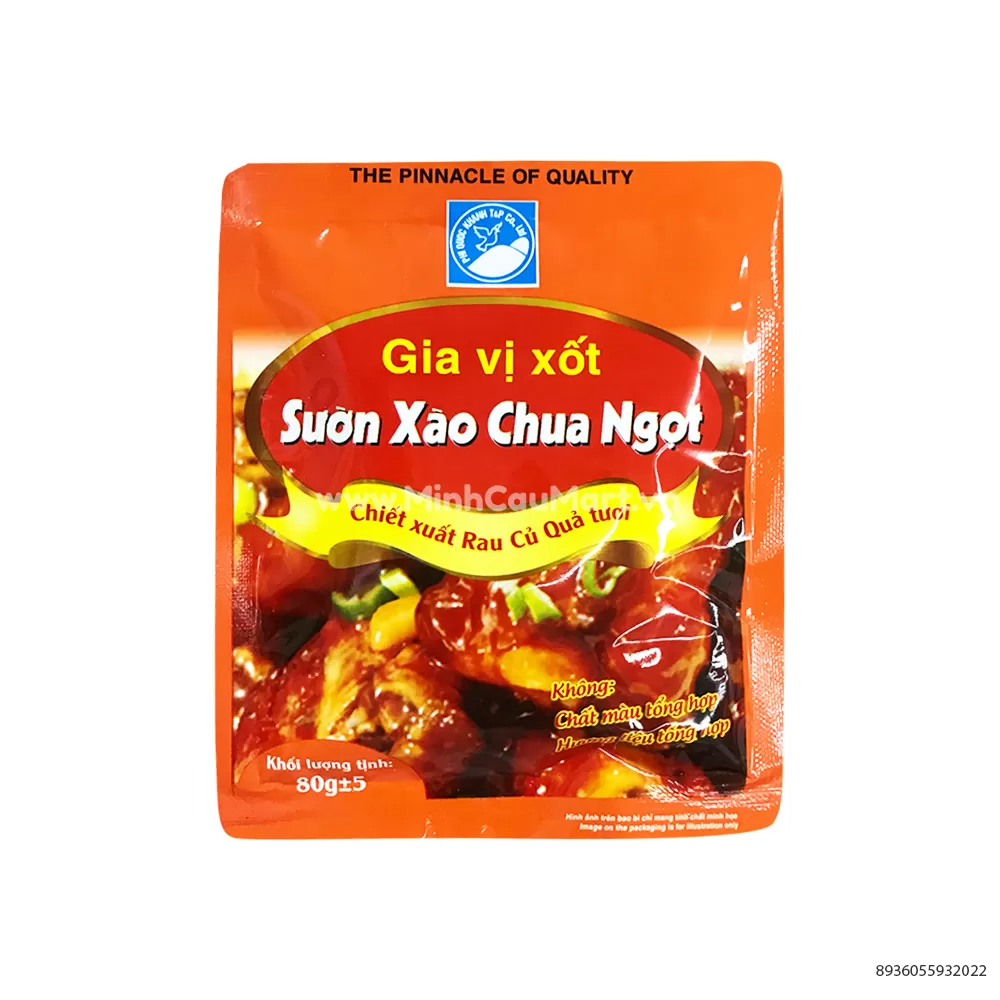 Gia Vị Xốt Sườn Xào Chua Ngọt 80g - Minh Cầu Mart - Siêu thị trong tầm tay