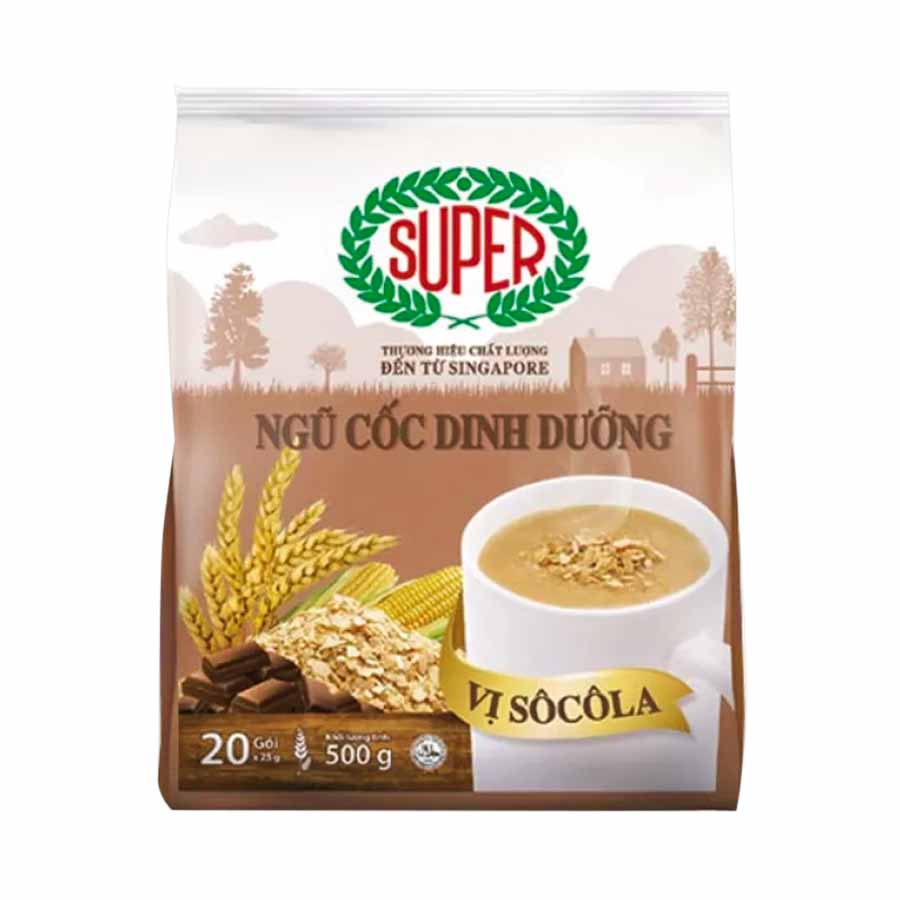 Ngũ Cốc Super Vị Socola 500Gr