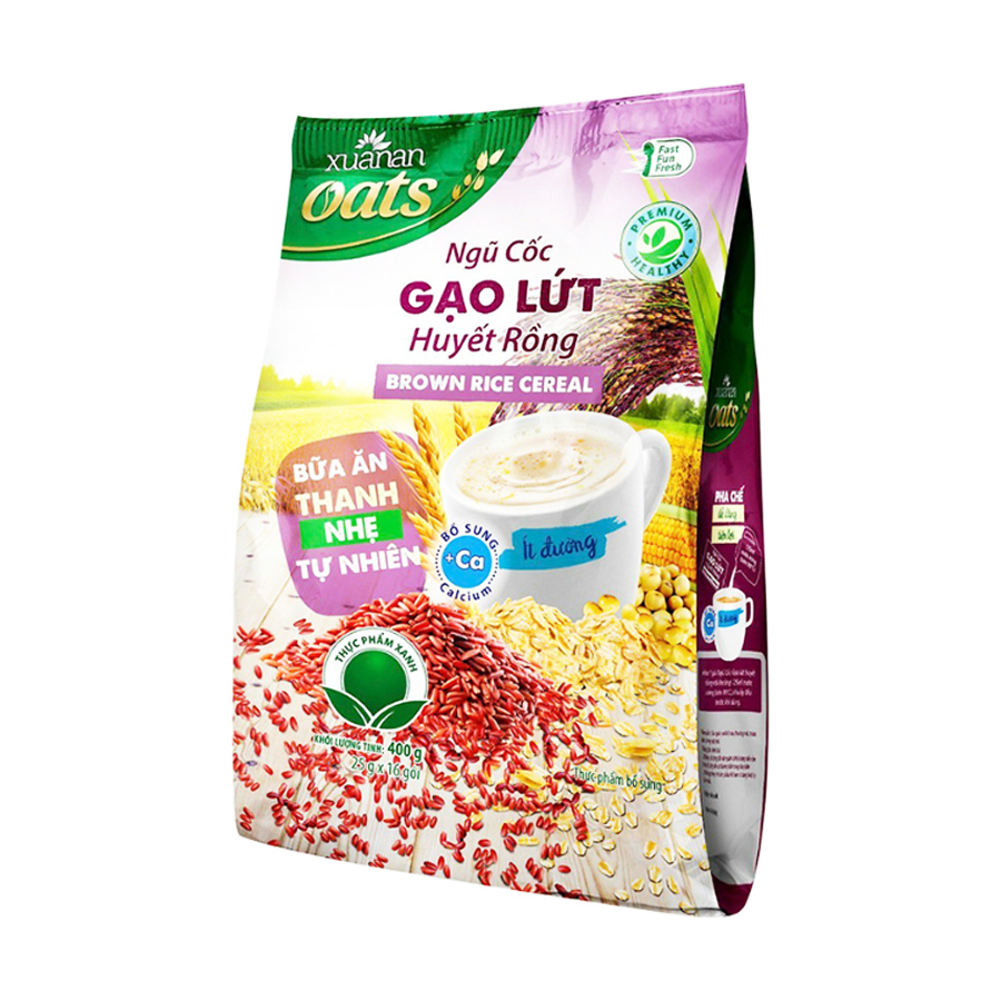 Ngũ cốc gạo lứt huyến rồng xuân an 400g