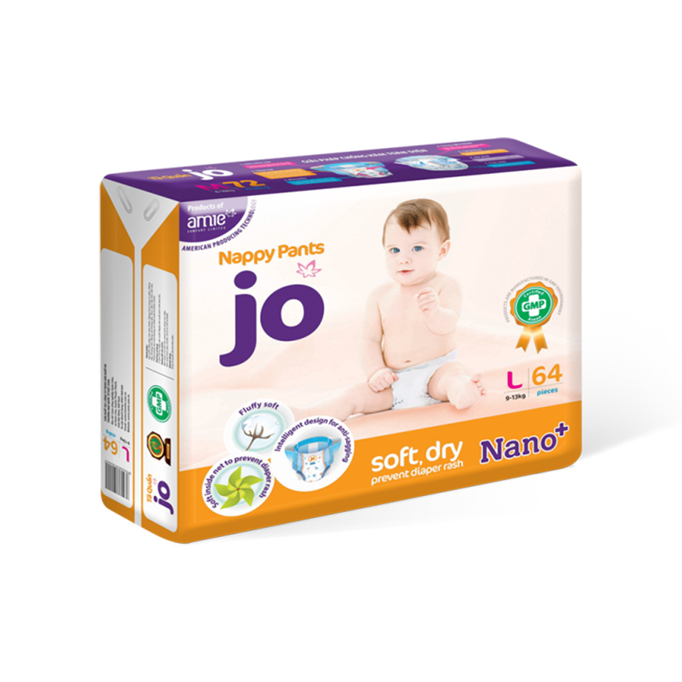 Tã quần Jo size L64 miếng