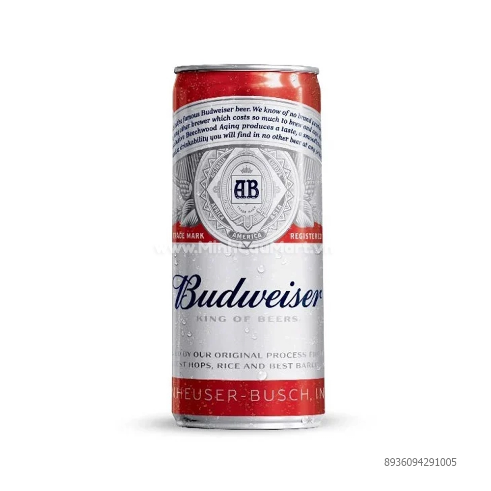 Bia Budweiser 330ML - Minh Cầu Mart - Siêu thị trong tầm tay