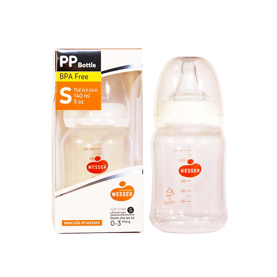 Bình sữa Trẻ em Wesser 140ml