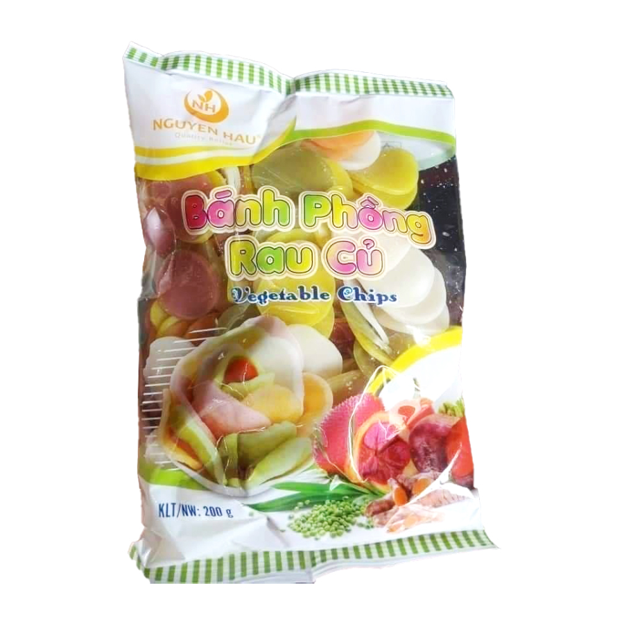 Bánh phồng tôm rau củ Nguyên hậu 200Gr